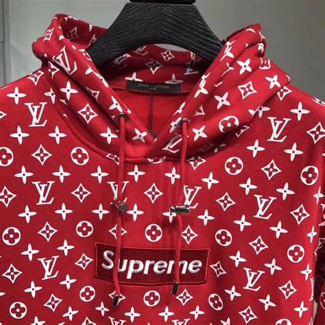 louis vuitton and supreme hoodie fake|authentic louis vuitton supreme hoodie.